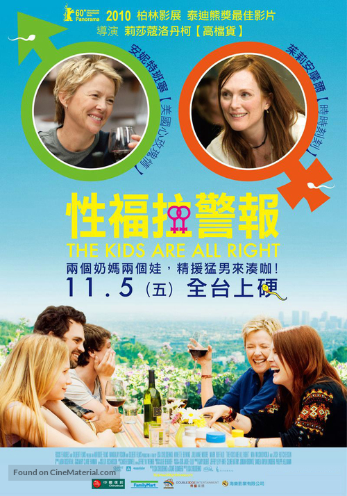 The Kids Are All Right - Taiwanese Movie Poster