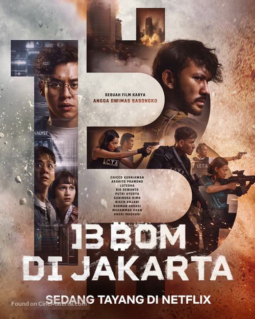 13 Bom di Jakarta - Indian Movie Poster