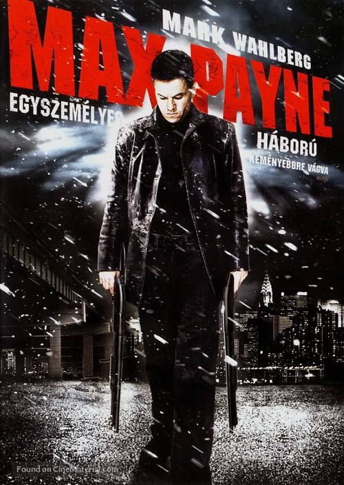 Max Payne - Hungarian Movie Cover