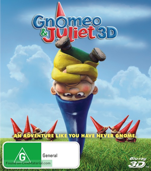 Gnomeo &amp; Juliet - Australian Blu-Ray movie cover