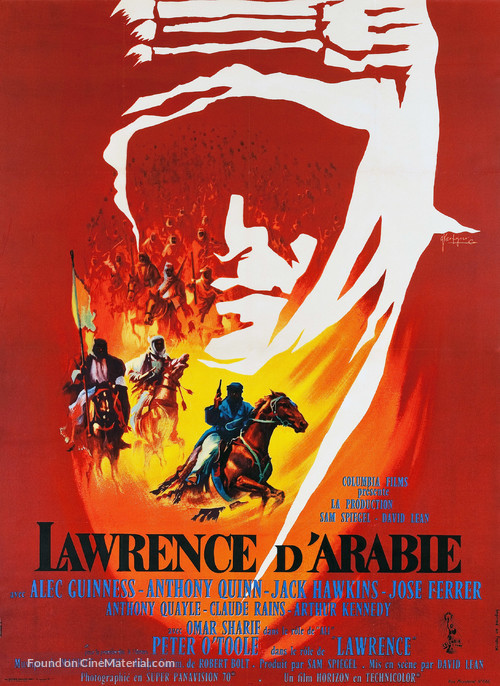 Lawrence of Arabia - French Movie Poster