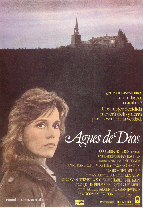 Agnes of God - Spanish Movie Poster