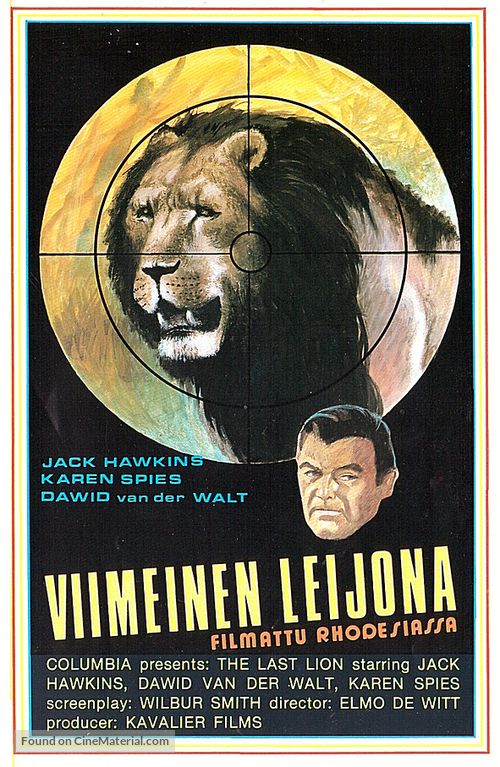 The Last Lion - Finnish VHS movie cover