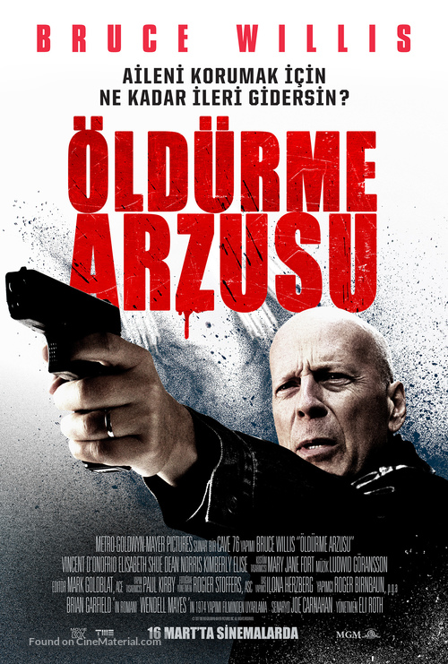 Death Wish - Turkish Movie Poster