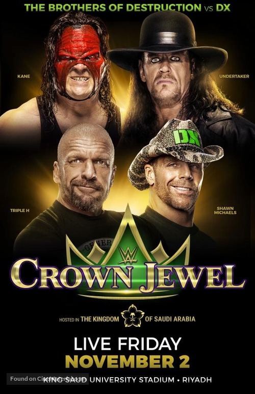 WWE Crown Jewel - Movie Poster