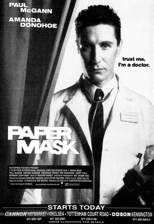 Paper Mask - British poster