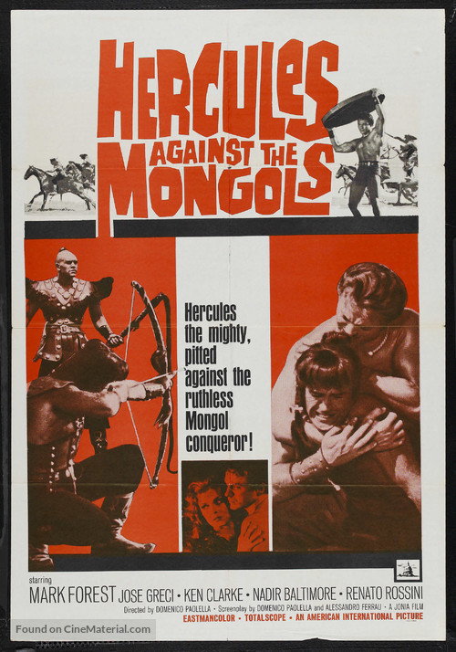 Maciste contro i Mongoli - Movie Poster