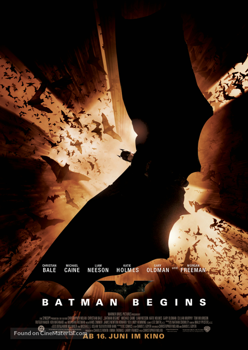 Batman Begins - German Movie Poster