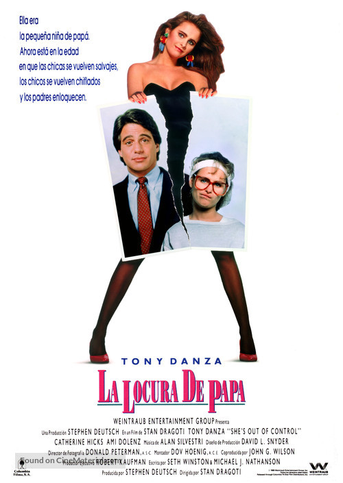 She&#039;s Out of Control - Spanish Movie Poster