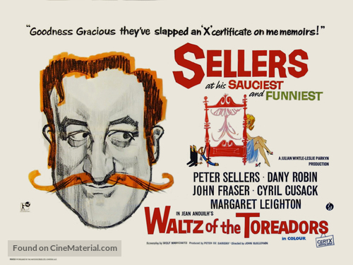 Waltz of the Toreadors - British Movie Poster