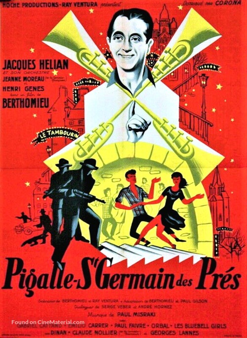 Pigalle-Saint-Germain-des-Pr&eacute;s - French Movie Poster