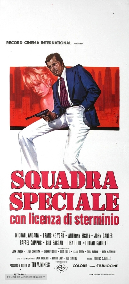 The Doll Squad - Italian Movie Poster