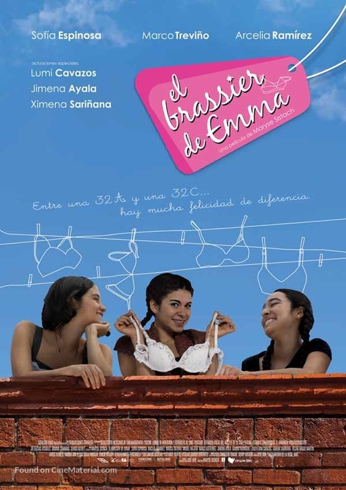 El brassier de Emma - Mexican Movie Poster
