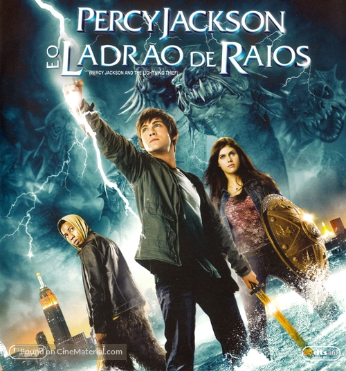 Percy Jackson &amp; the Olympians: The Lightning Thief - Brazilian Blu-Ray movie cover