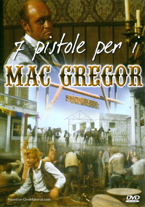 Sette pistole per i MacGregor - Italian DVD movie cover