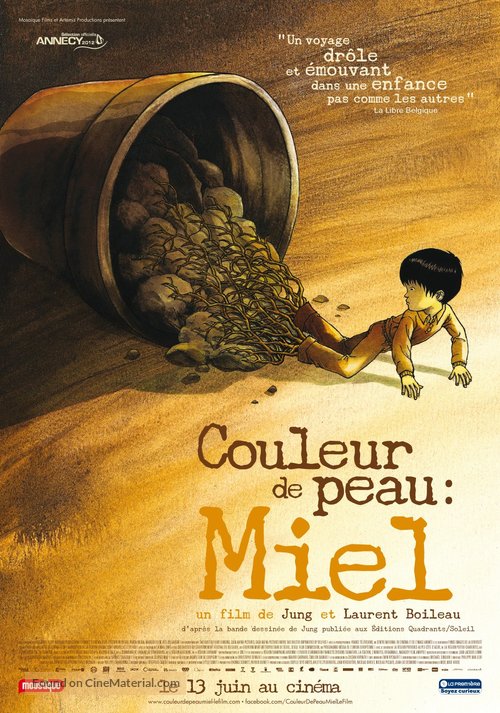 Couleur de peau: Miel - Belgian Movie Poster