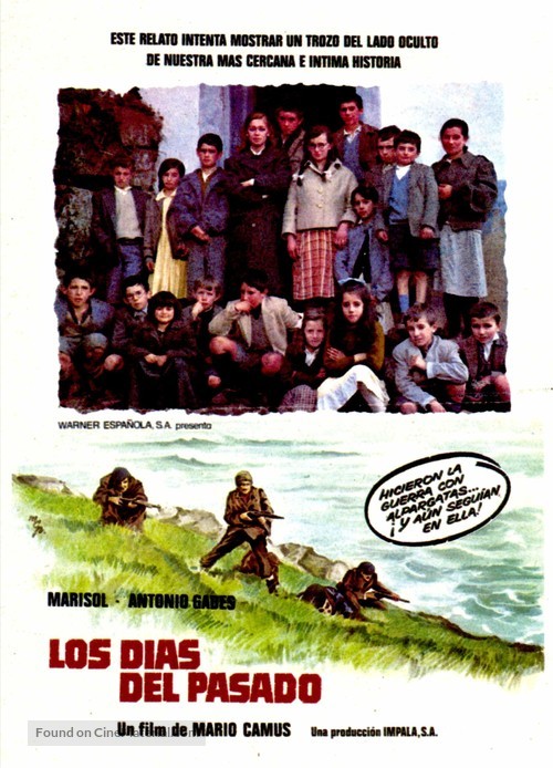 Los d&iacute;as del pasado - Spanish Movie Poster