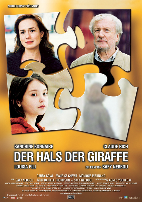 Cou de la girafe, Le - German poster