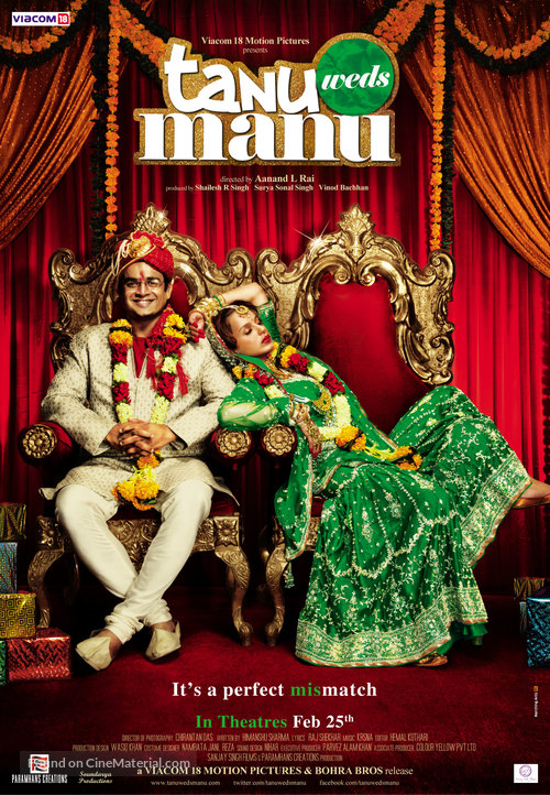 Tannu Weds Mannu - Indian Movie Poster