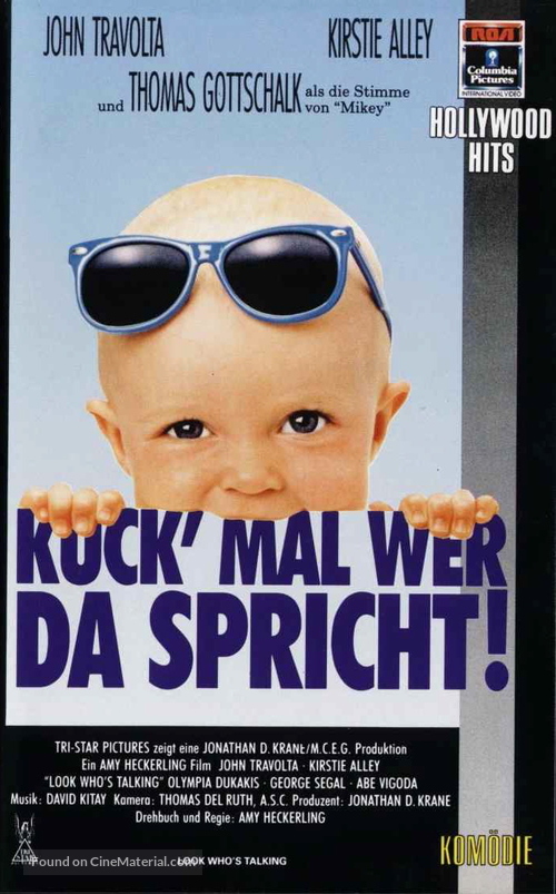 Look Who&#039;s Talking - German VHS movie cover