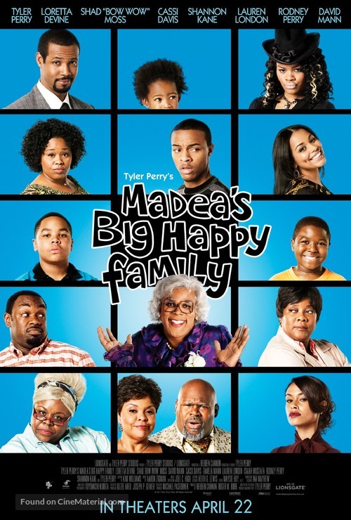 Madea&#039;s Big Happy Family - Movie Poster