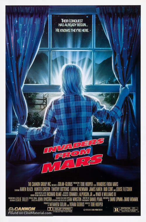 Invaders from Mars - Advance movie poster