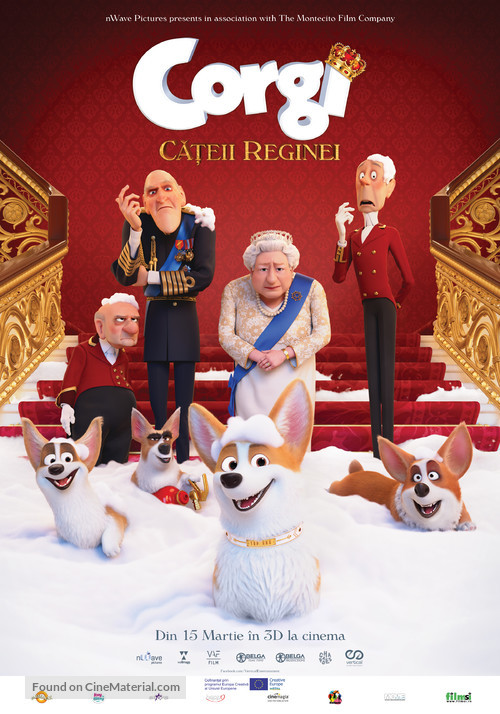 The Queen&#039;s Corgi - Romanian Movie Poster