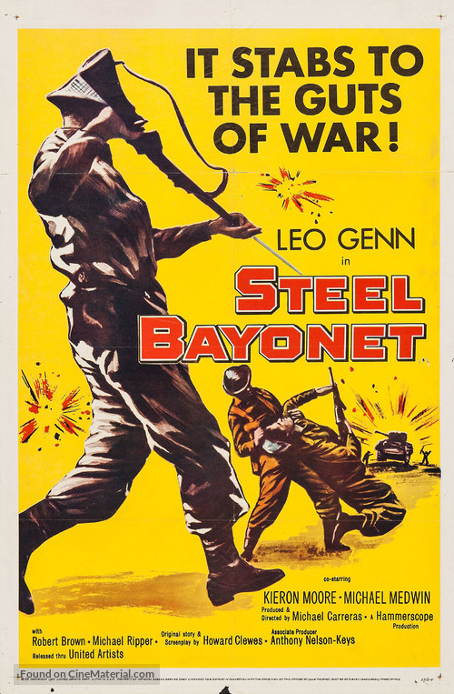 The Steel Bayonet - Movie Poster