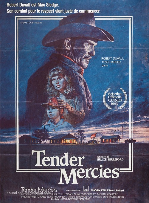 Tender Mercies - French Movie Poster