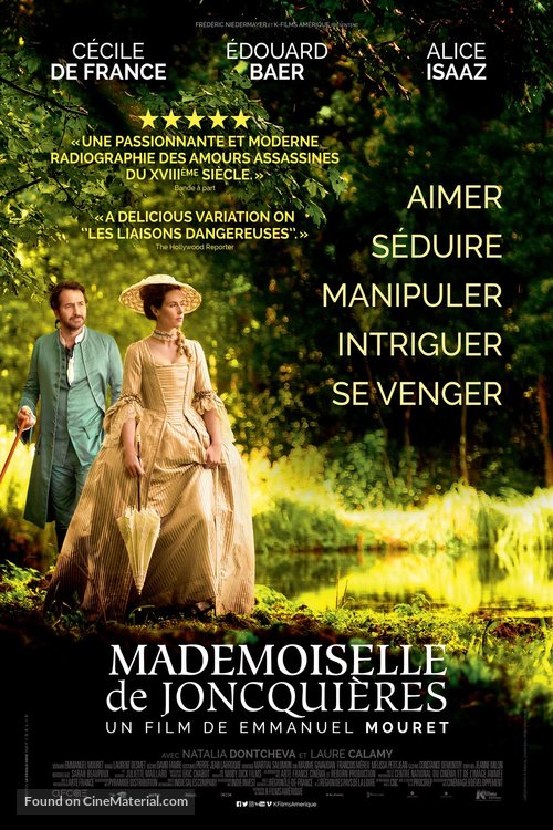Mademoiselle de Joncqui&egrave;res - Canadian Movie Poster