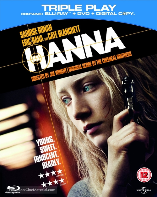 Hanna - British Blu-Ray movie cover