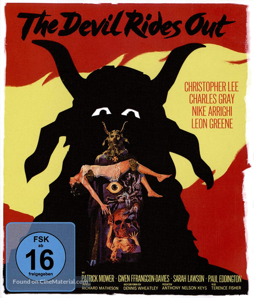 The Devil Rides Out - German Blu-Ray movie cover