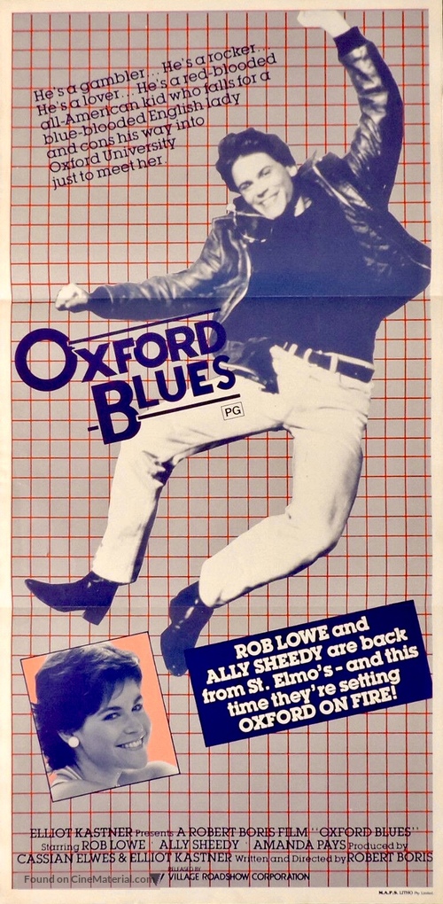 Oxford Blues - Australian Movie Poster