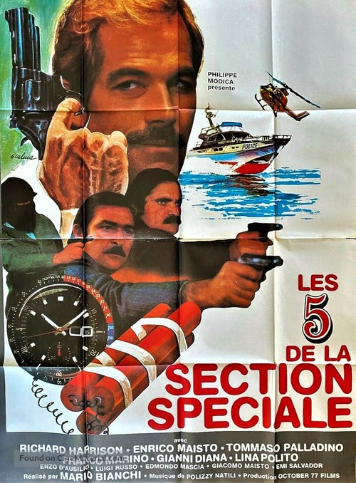 Napoli... i 5 della squadra speciale - French Movie Poster