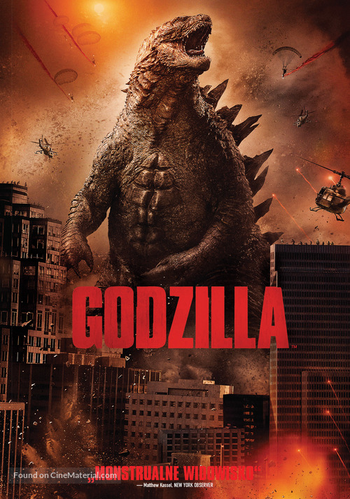 Godzilla - Polish DVD movie cover