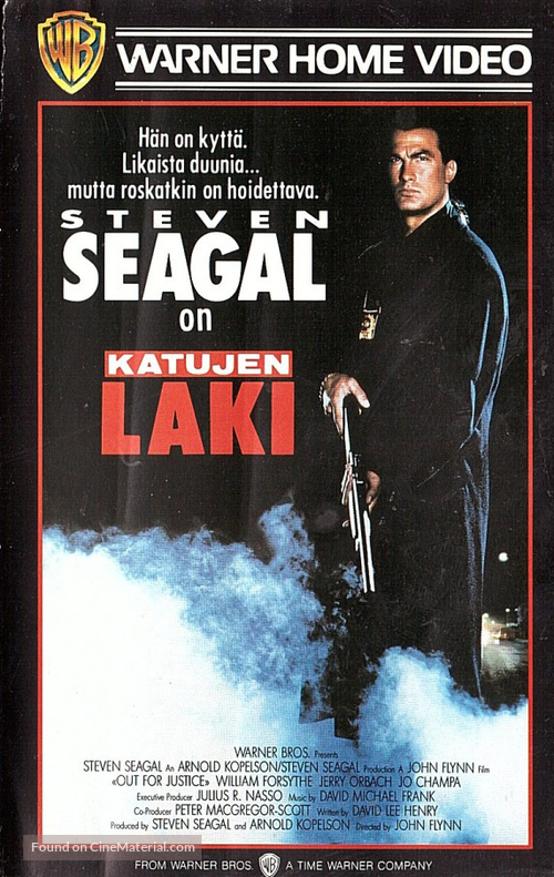 Out For Justice - Finnish VHS movie cover