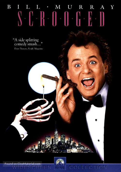 Scrooged - DVD movie cover