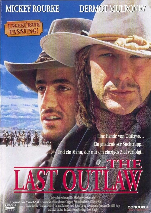 The Last Outlaw - German Movie Cover