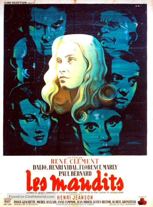 Les maudits - French Movie Poster