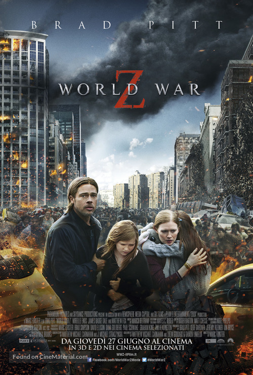 World War Z - Italian Movie Poster
