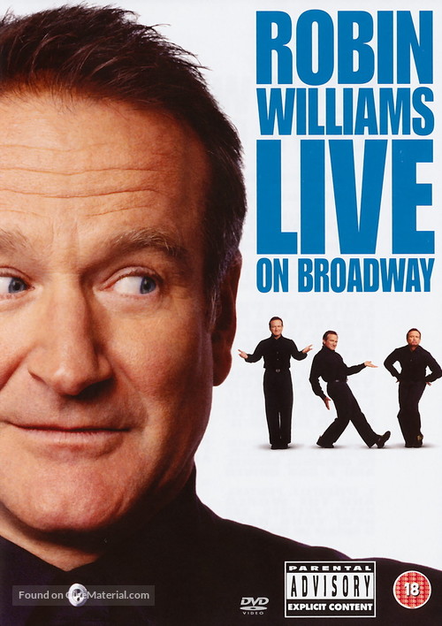 Robin Williams: Live on Broadway - British DVD movie cover