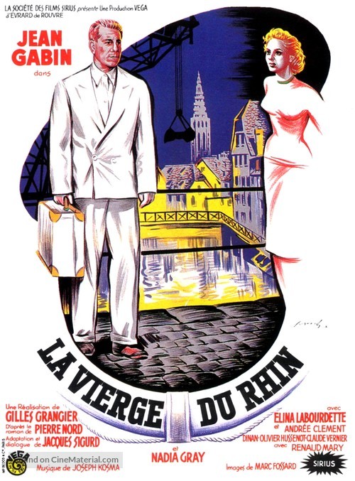 La vierge du Rhin - French Movie Poster