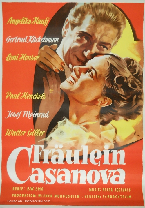 Fr&auml;ulein Casanova - German Movie Poster