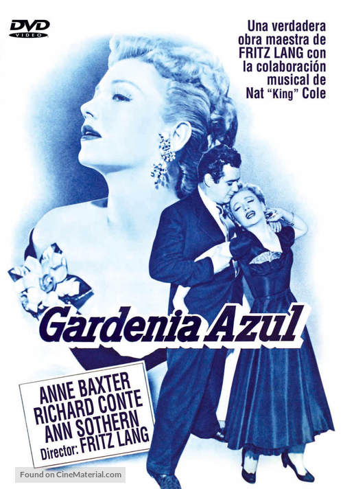 The Blue Gardenia - Spanish DVD movie cover