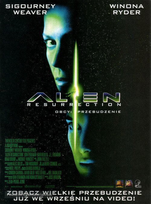 Alien: Resurrection - Polish Movie Poster