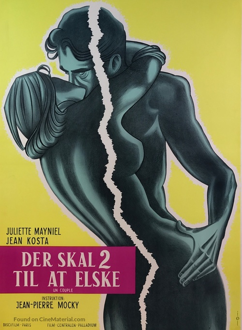 Un couple - Danish Movie Poster