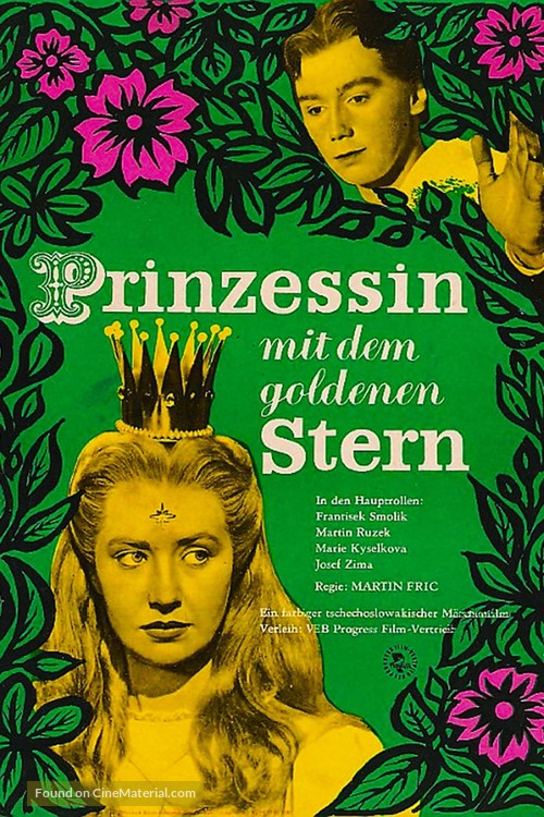 Princezna se zlatou hvezdou - German Movie Poster