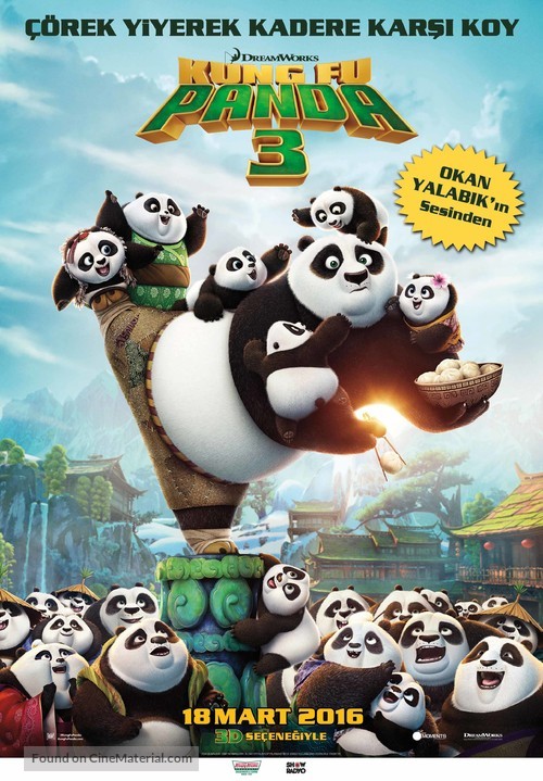 Kung Fu Panda 3 - Turkish Movie Poster