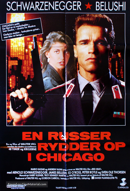 Red Heat - Danish Movie Poster