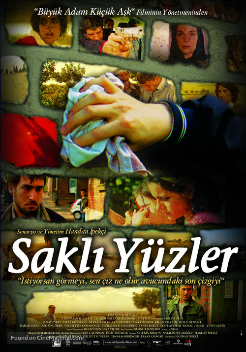 Sakli y&uuml;zler - Turkish poster